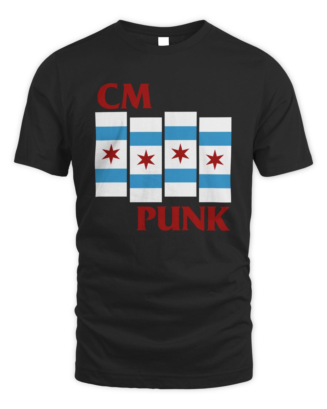Lars Frederiksen Wearing American Cm Punk T Shirt